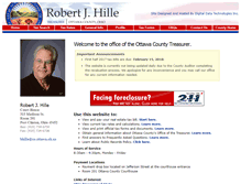 Tablet Screenshot of ottawacountytreasurer.org